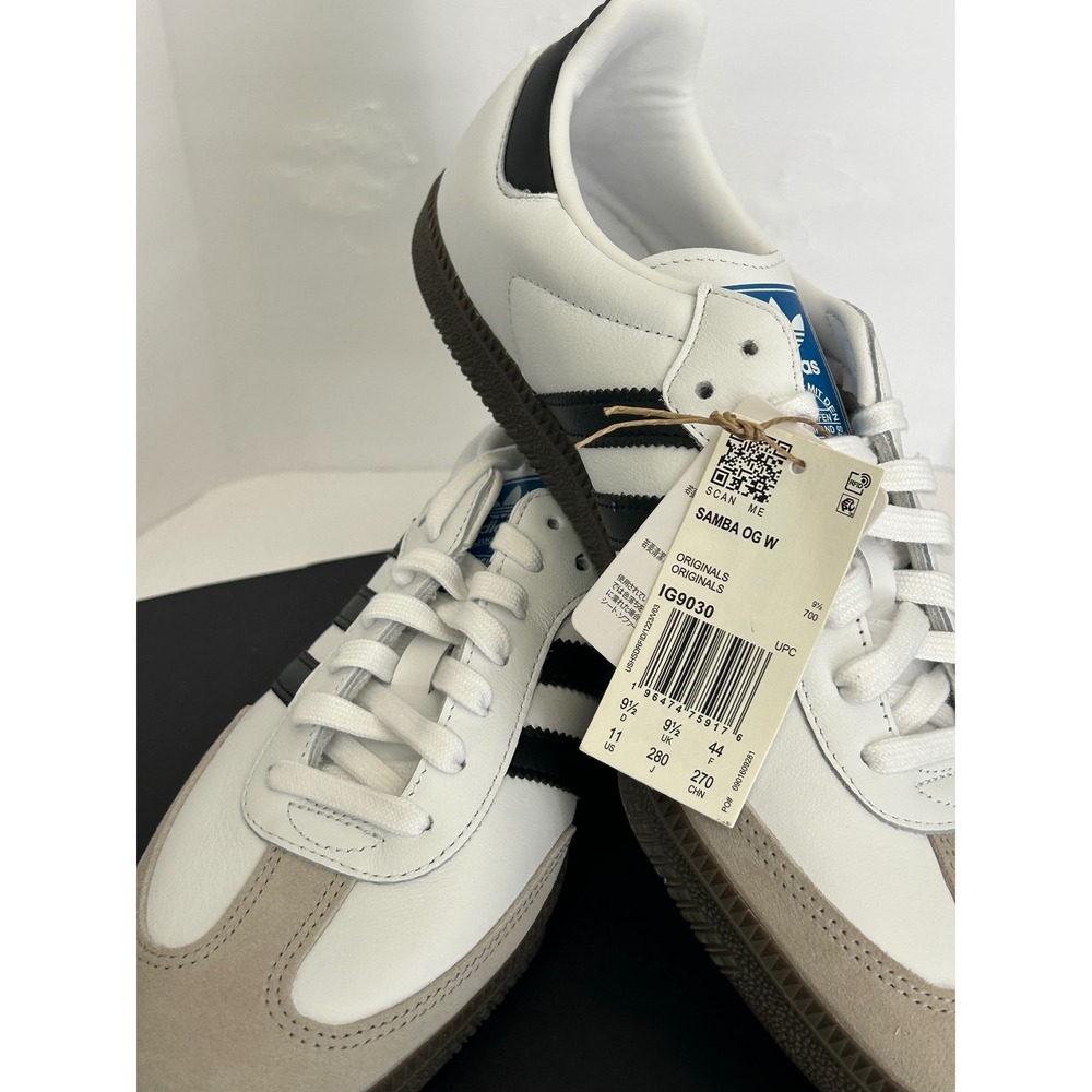 Sneakers White Black Leather Samba OG W IG9030 Originals Gum Sole Adidas Shoe 11